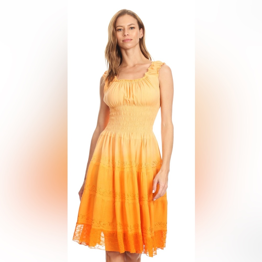 NWT Orange Ombré Dress